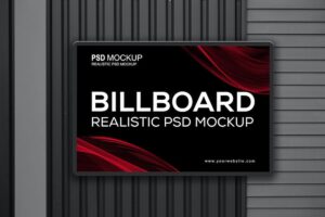 Banner image of Premium Billboard Mockup  Free Download