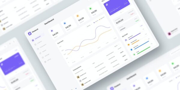 Banner image of Premium Finance Dashboard Admin Template  Free Download