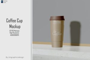 Banner image of Premium Coffee Cup Mockup  Free Download