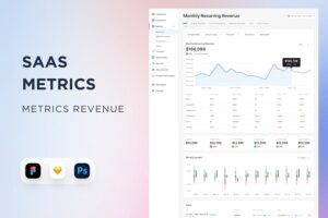 Banner image of Premium Revenue Metrics Graph UI Component  Free Download