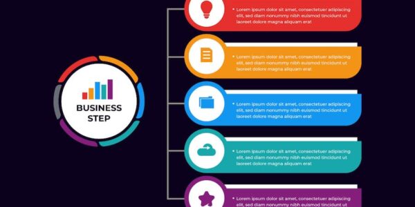 Banner image of Premium Colorful Work List Infographic Business Template  Free Download