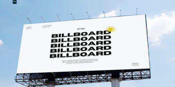Banner image of Premium Realistic Billboard Mockup  Free Download