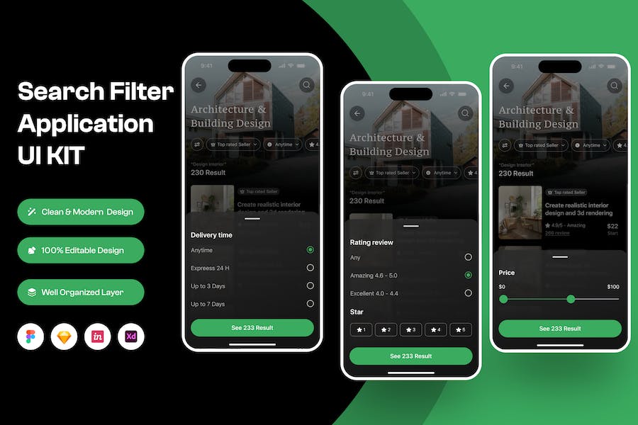 Banner image of Premium Search Filter Mobile App  Free Download