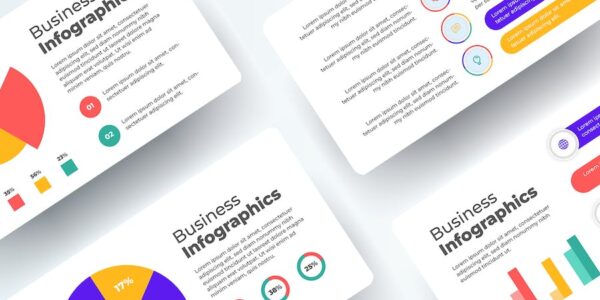 Banner image of Premium Modern Business Infographics  Free Download