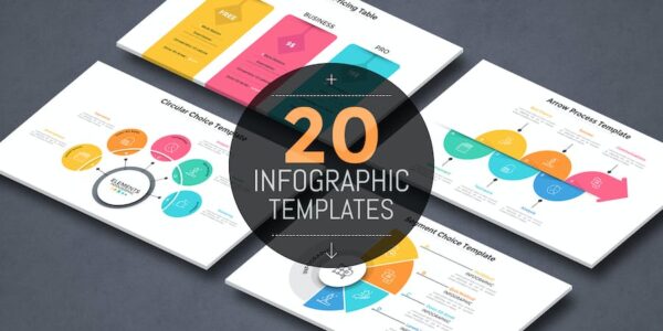Banner image of Premium 20 Infographic Templates V 11  Free Download