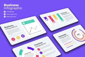 Banner image of Premium Business Infographics  Free Download