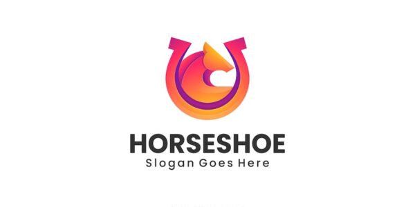 Banner image of Premium Horse Gradient Colorful Logo  Free Download