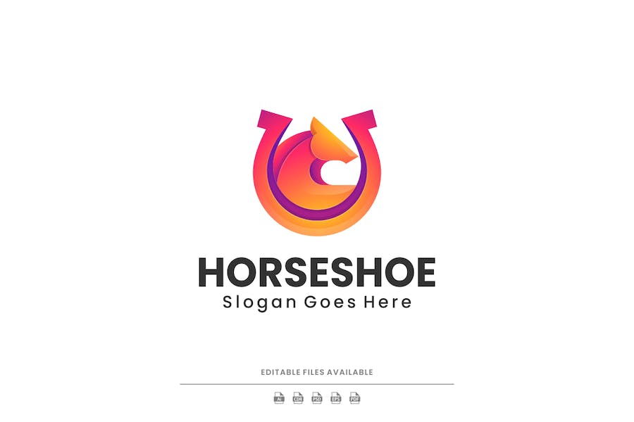 Banner image of Premium Horse Gradient Colorful Logo  Free Download