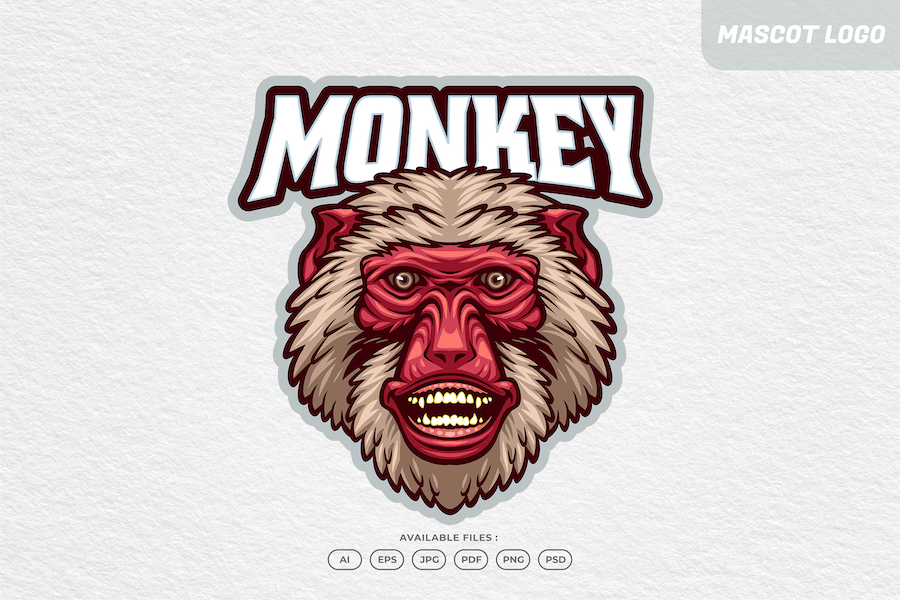 Banner image of Premium Monkey Logo  Free Download