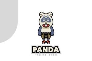 Banner image of Premium Happy Panda Logo Template  Free Download