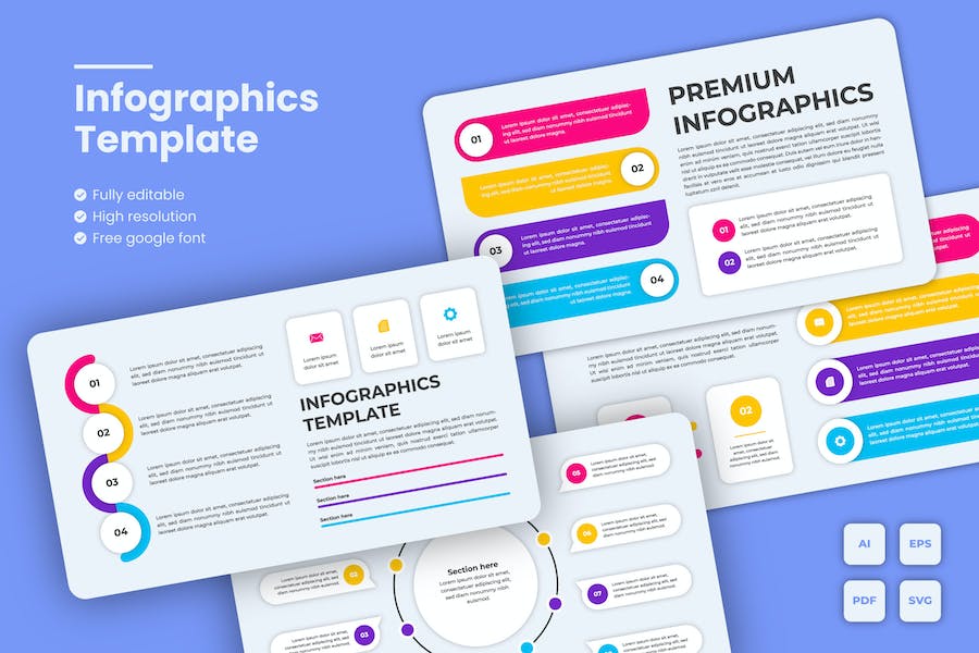 Banner image of Premium Corporate Infographic  Free Download