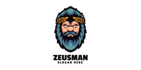 Banner image of Premium Zeus Mascot Logo  Free Download