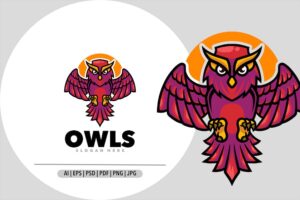 Banner image of Premium Owl Logo Template  Free Download