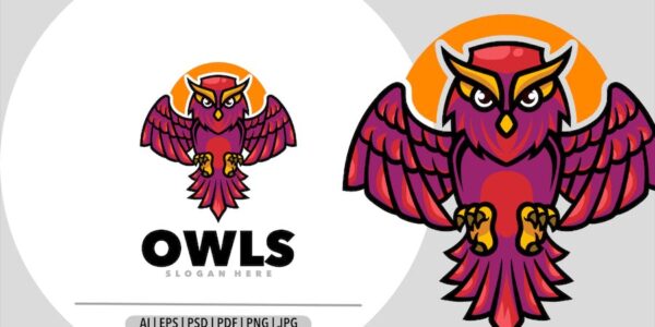 Banner image of Premium Owl Logo Template  Free Download