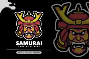 Banner image of Premium Samurai Logo Template  Free Download