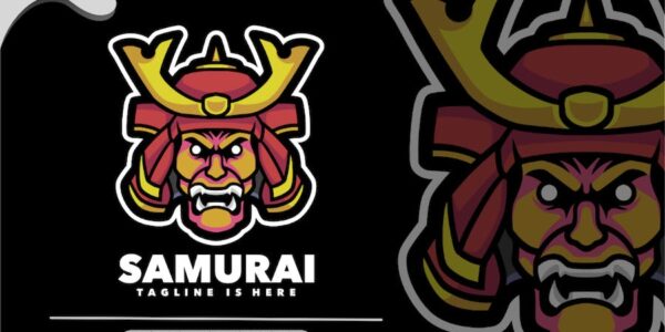 Banner image of Premium Samurai Logo Template  Free Download