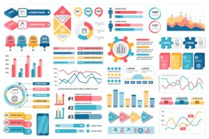 Banner image of Premium Finance Vector Infographics  Free Download