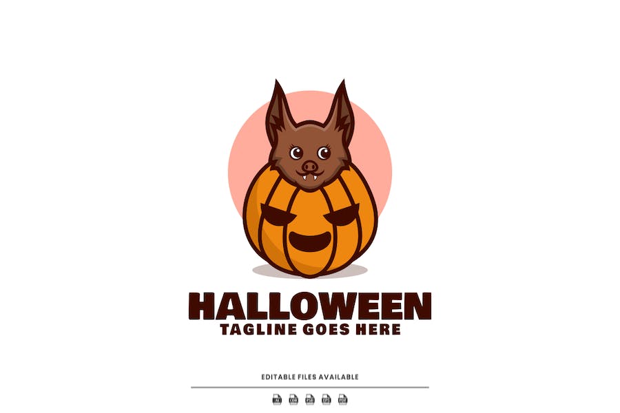 Banner image of Premium Halloween Mascot Cartoon Logo  Free Download