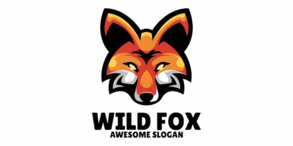 Banner image of Premium Fox Head Illustration Logo  Free Download