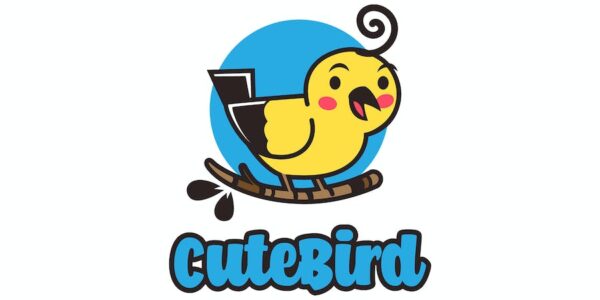 Banner image of Premium Cute Bird Cartoon Logo Mascot  Free Download
