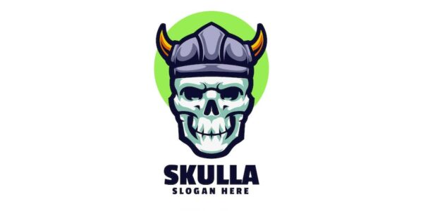 Banner image of Premium Skull Viking Logo  Free Download
