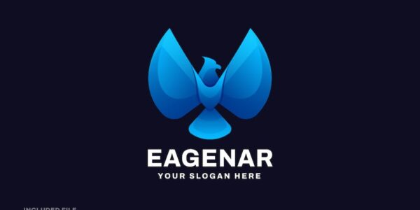 Banner image of Premium Eagle Gradient Logo  Free Download