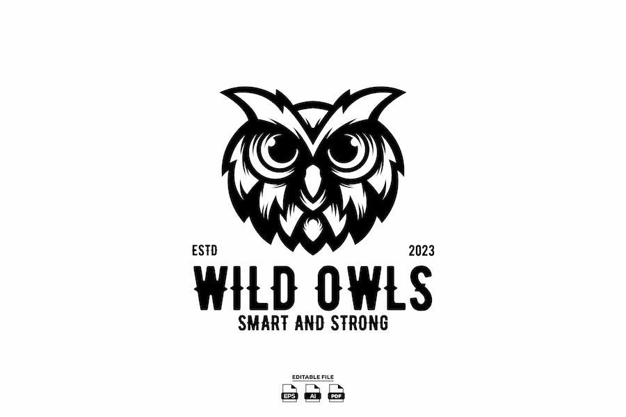 Banner image of Premium Owl Vintage Logo Design  Free Download