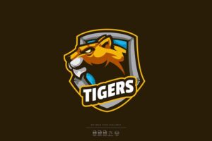 Banner image of Premium Tiger Mascot Logo  Free Download