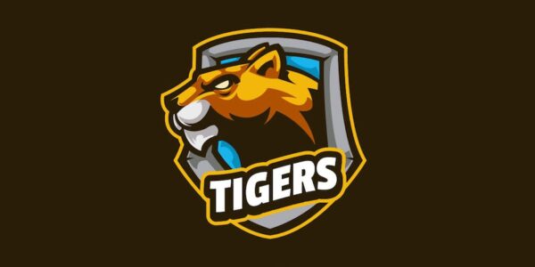 Banner image of Premium Tiger Mascot Logo  Free Download