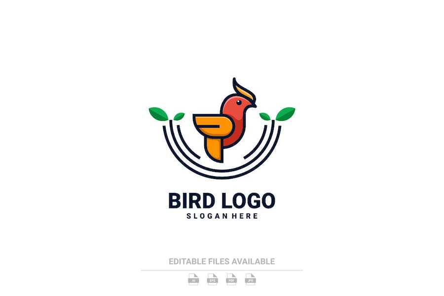 Banner image of Premium Bird Logo  Free Download
