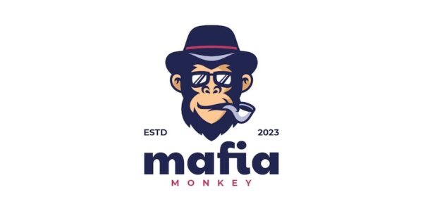 Banner image of Premium Mafia Simple Mascot Logo  Free Download