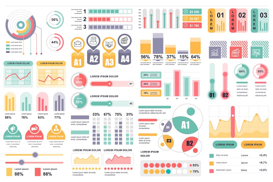 Banner image of Premium Marketing Infographics  Free Download