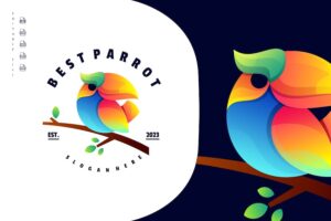 Banner image of Premium Parrot Vintage Logo  Free Download