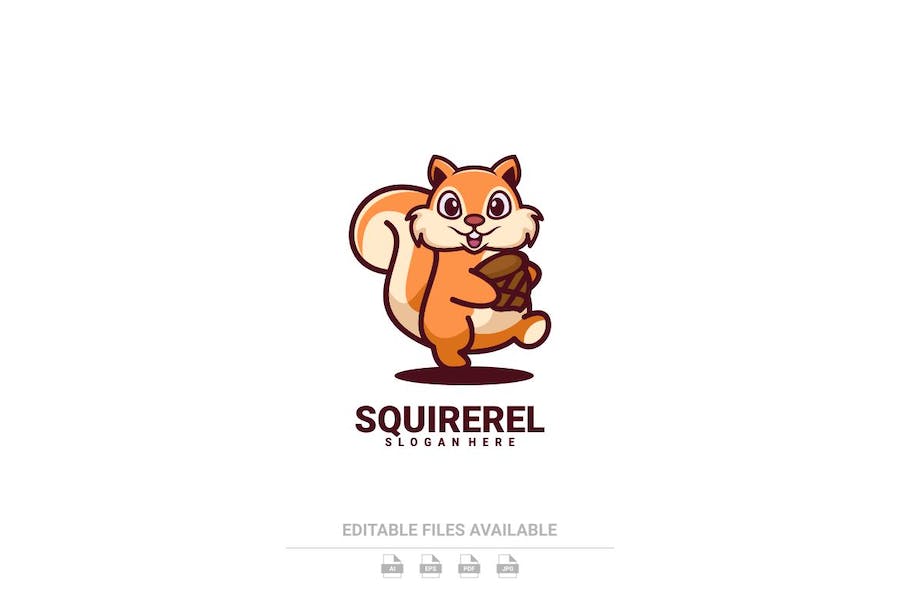 Banner image of Premium Squirrel Logo  Free Download