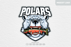 Banner image of Premium Polar Bear Logo  Free Download