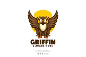 Banner image of Premium Griffin Mascot Logo  Free Download