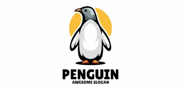 Banner image of Premium Penguin Mascot Design Logo  Free Download