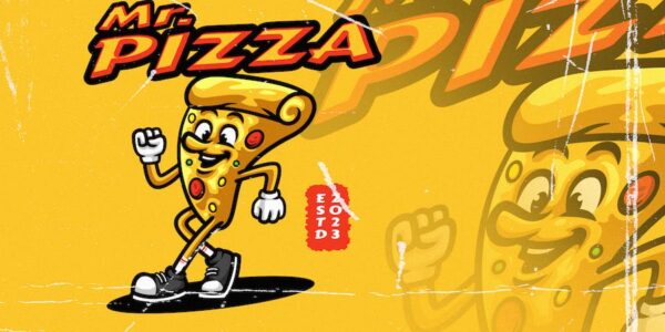 Banner image of Premium Pizza Retro Vintage Mascot Logo  Free Download