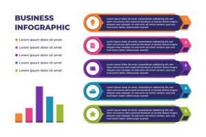 Banner image of Premium Flat Infographic Presentation Template â Business  Free Download