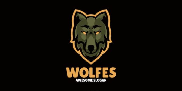 Banner image of Premium Wolf Mascot Illustration Logo  Free Download