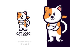 Banner image of Premium Cat Logo  Free Download