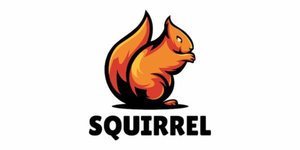 Banner image of Premium Squirrel Mascot Illustration Design Logo  Free Download