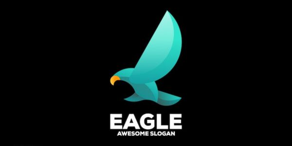 Banner image of Premium Eagle Gradient Logo Design  Free Download