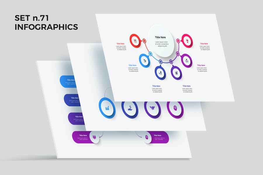 Banner image of Premium Infographics Template Set V 71  Free Download