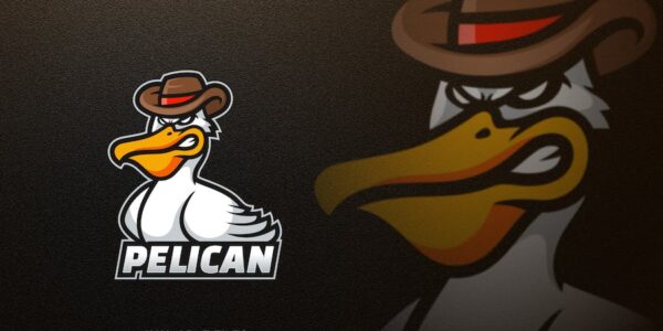 Banner image of Premium Pelican Logo  Free Download