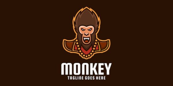 Banner image of Premium Monkey E-Sport and Sport Logo  Free Download