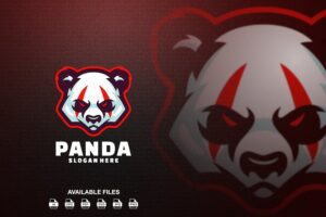 Banner image of Premium Panda Head Logo  Free Download