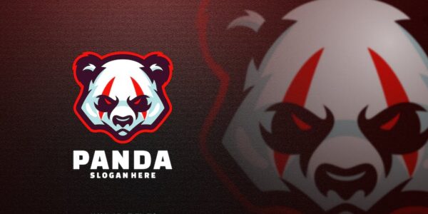 Banner image of Premium Panda Head Logo  Free Download