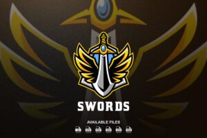 Banner image of Premium Sword Logo  Free Download