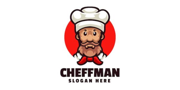 Banner image of Premium Cheff Mascot Logo  Free Download